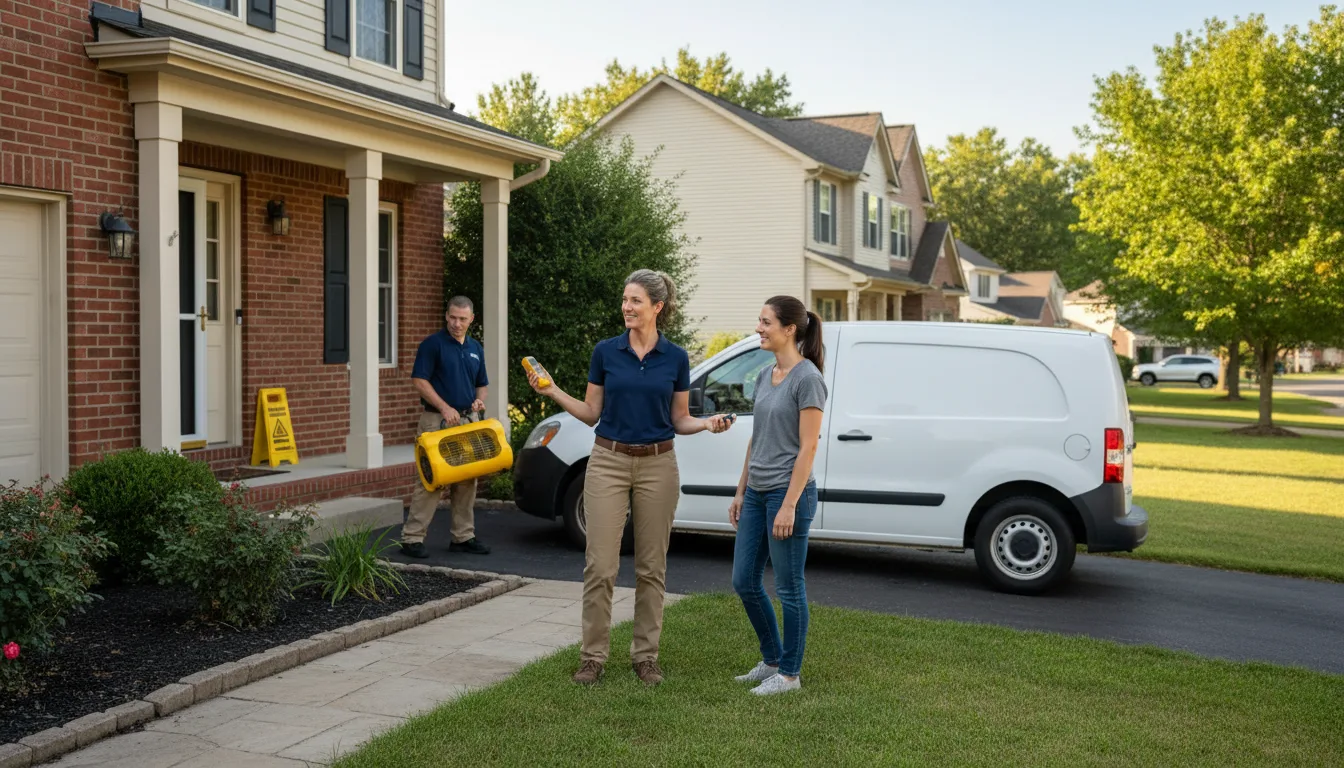 Water restoration image for Fire And Smoke Damage Restoration in Marshall, MI